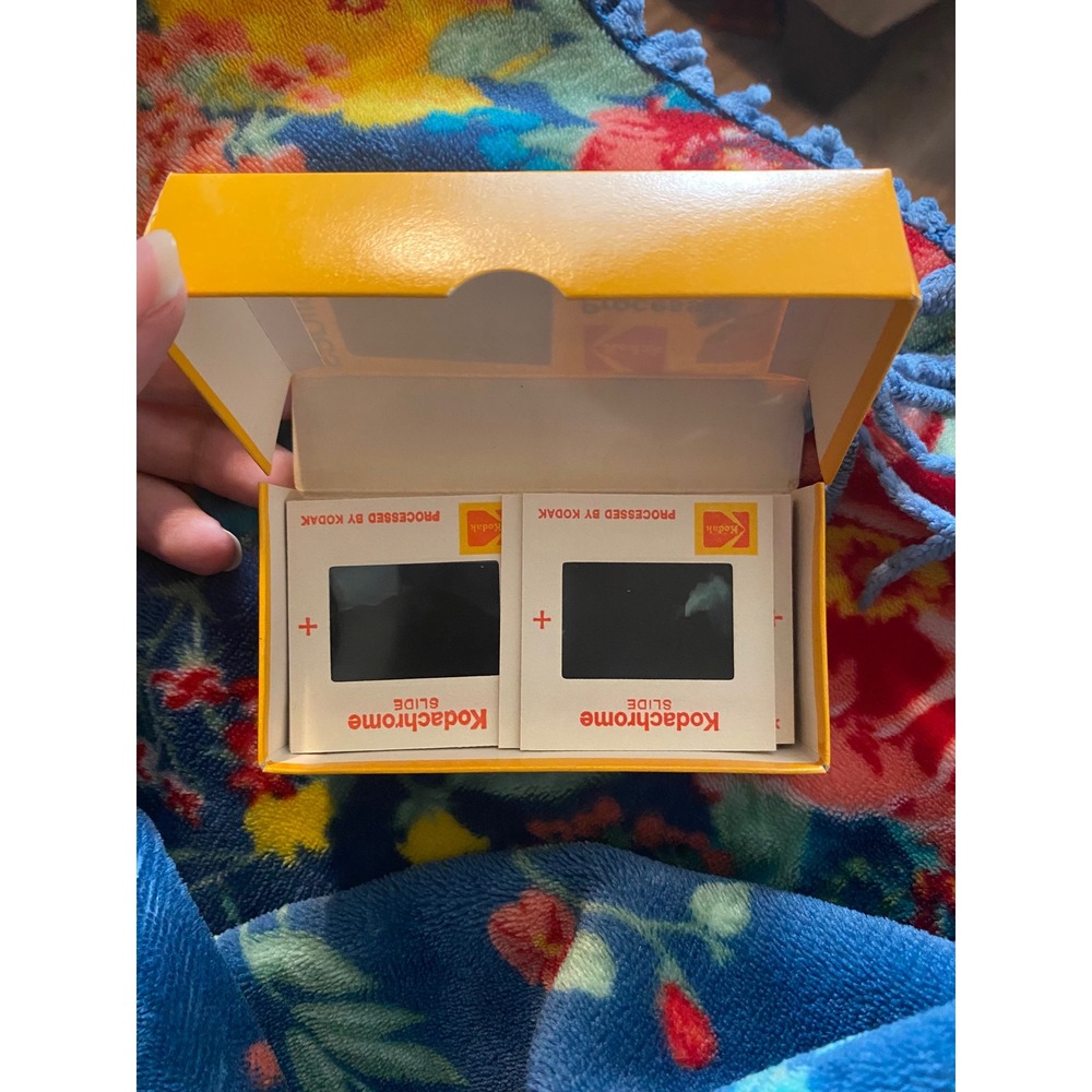 Vintage 1970s Kodachrome Travel Photo Slides Scenic Mountain Landscapes Box